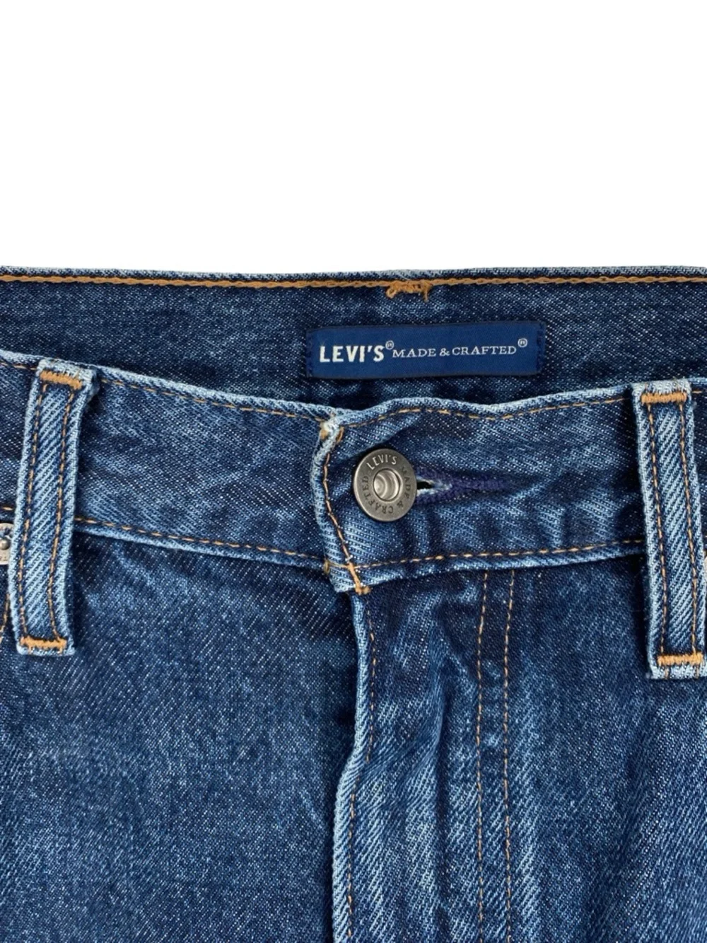 Levi’s Men’s Made & Crafted 502 Taper Straight Jeans Black Label Size 32 x 32